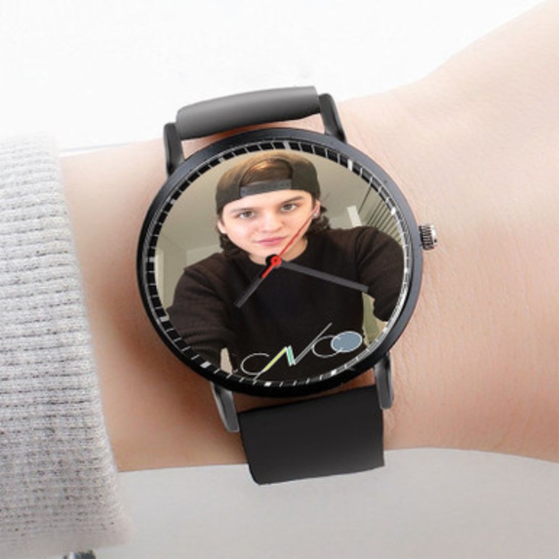 Pastele Christopher V lez CNCO Watch Custom Unisex Black Quartz Watch Premium Gift Box Watches