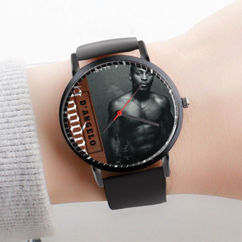 Pastele D Angelo Watch Custom Unisex Black Quartz Watch Premium Gift Box Watches