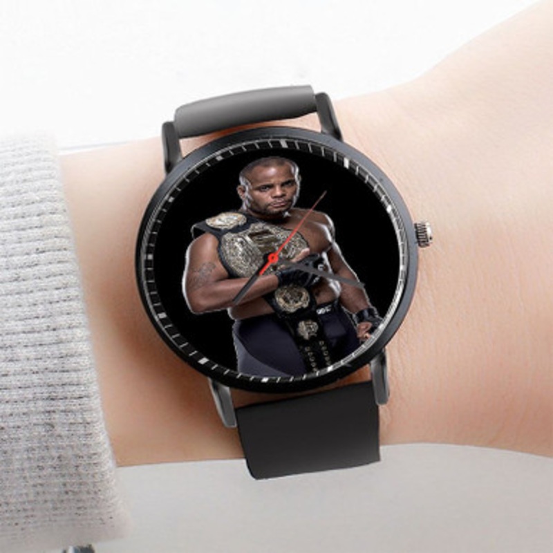 Pastele Daniel Cormier UFC Watch Custom Unisex Black Quartz Watch Premium Gift Box Watches