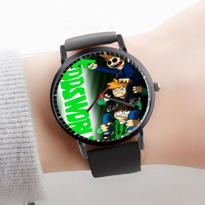 Pastele Eddsworld Arts Watch Custom Unisex Black Quartz Watch Premium Gift Box Watches