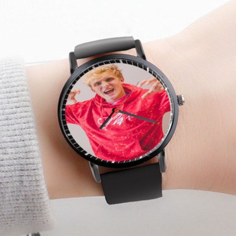 Pastele Jake Paul New Watch Custom Unisex Black Quartz Watch Premium Gift Box Watches