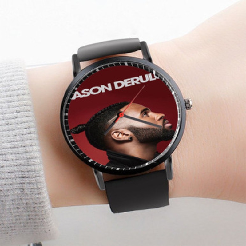 Pastele Jason Derulo If I m Lucky Watch Custom Unisex Black Quartz Watch Premium Gift Box Watches