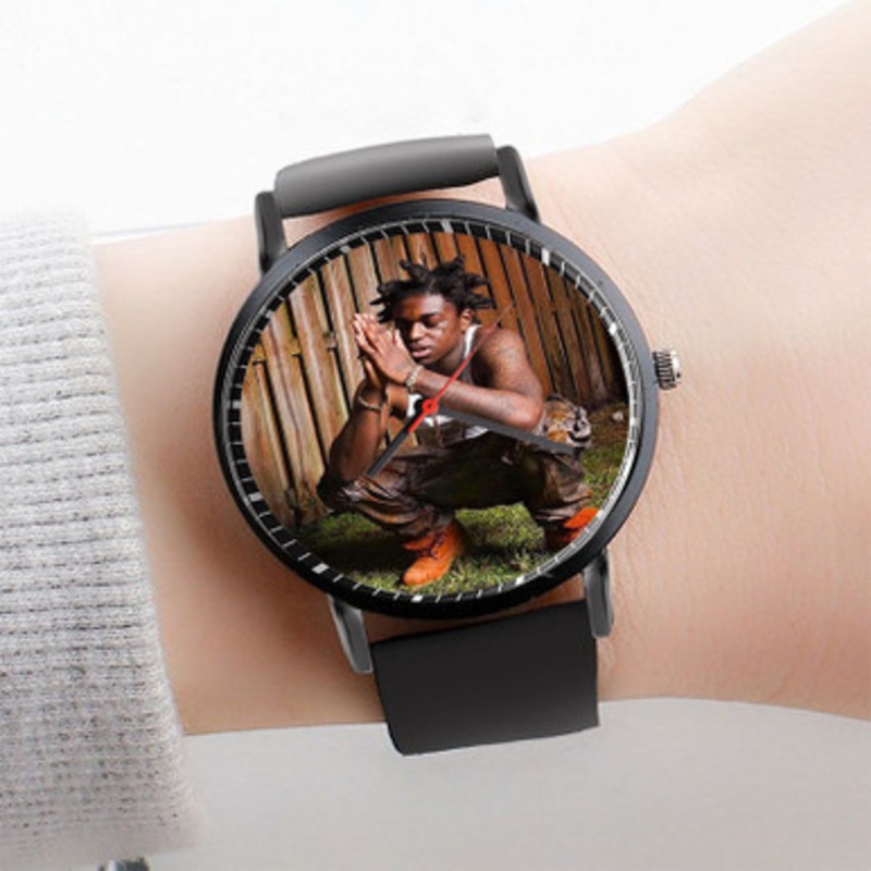 Pastele Kodak Black Just A Wrap Watch Custom Unisex Black Quartz Watch Premium Gift Box Watches