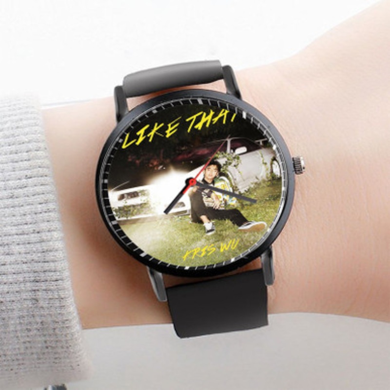 Pastele Kris Wu Like That Watch Custom Unisex Black Quartz Watch Premium Gift Box Watches