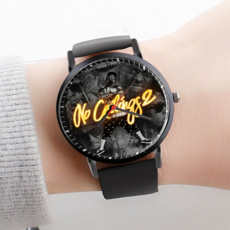 Pastele lil wayne no ceilings Watch Custom Unisex Black Quartz Watch Premium Gift Box Watches