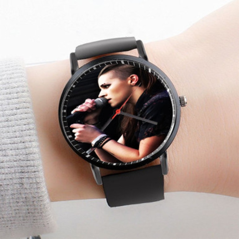 Pastele Lynn Gunn Watch Custom Unisex Black Quartz Watch Premium Gift Box Watches