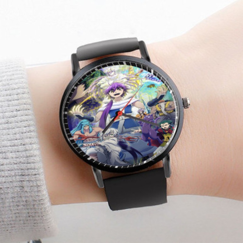 Pastele Magi Adventure of Sinbad Watch Custom Unisex Black Quartz Watch Premium Gift Box Watches