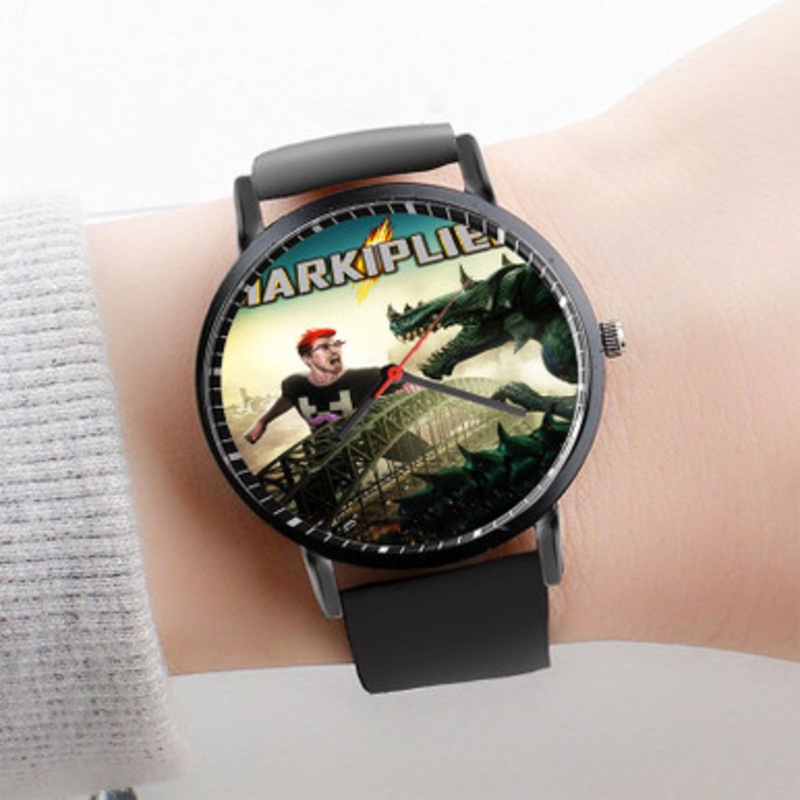 Pastele Markiplier Monster Watch Custom Unisex Black Quartz Watch Premium Gift Box Watches