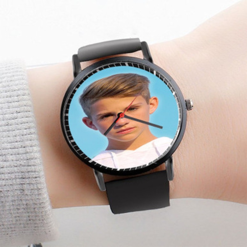 Pastele Matty BRaps Watch Custom Unisex Black Quartz Watch Premium Gift Box Watches