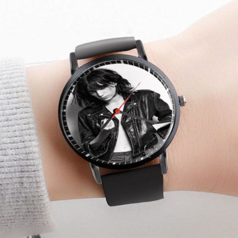 Pastele Patti Smith Watch Custom Unisex Black Quartz Watch Premium Gift Box Watches