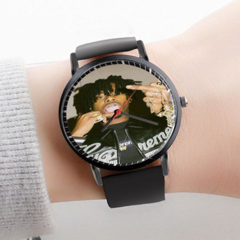 Pastele Playboi Carti Watch Custom Unisex Black Quartz Watch Premium Gift Box Watches