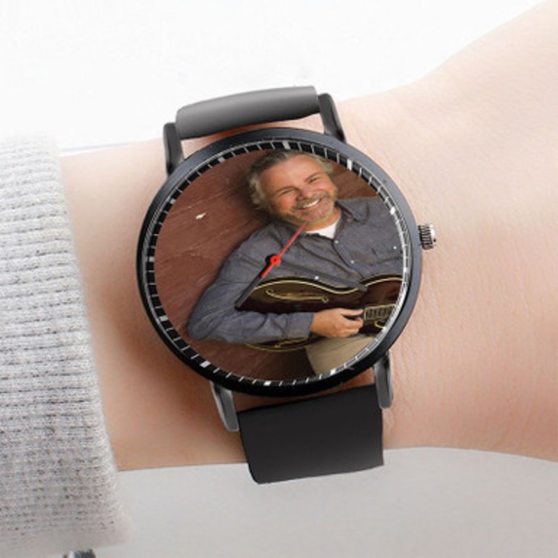 Pastele Robert Earl Keen Watch Custom Unisex Black Quartz Watch Premium Gift Box Watches