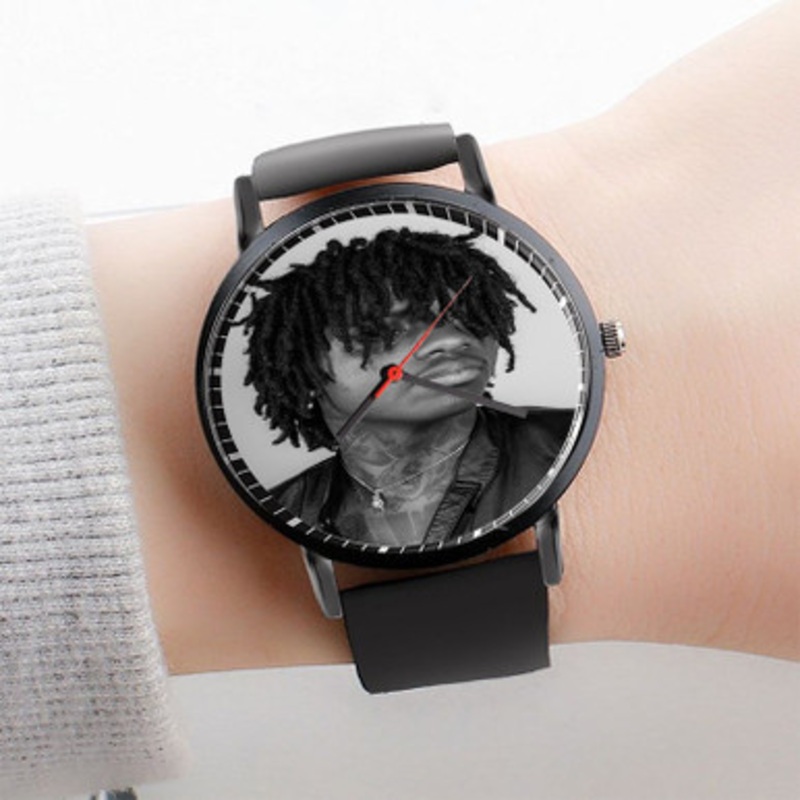 Pastele Sah Babii Art Watch Custom Unisex Black Quartz Watch Premium Gift Box Watches