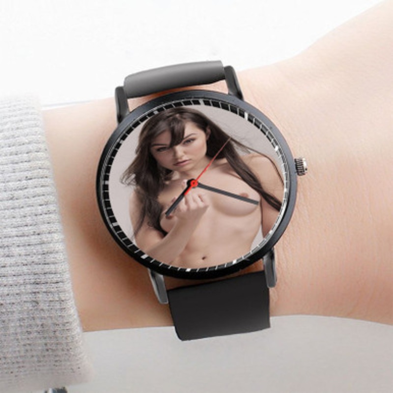 Pastele Sasha Grey New Watch Custom Unisex Black Quartz Watch Premium Gift Box Watches