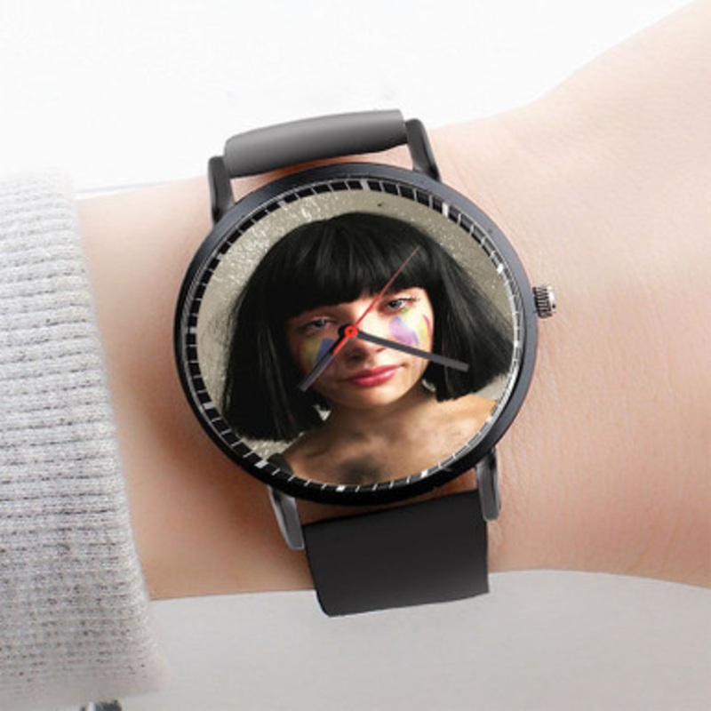 Pastele Sia The Greatest Watch Custom Unisex Black Quartz Watch Premium Gift Box Watches
