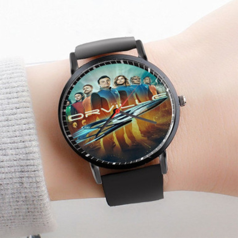 Pastele The Orville Watch Custom Unisex Black Quartz Watch Premium Gift Box Watches