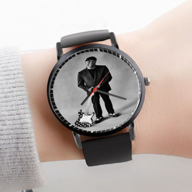 Pastele Buddy Guy The Rides Watch Custom Unisex Black Quartz Watch Premium Gift Box Watches