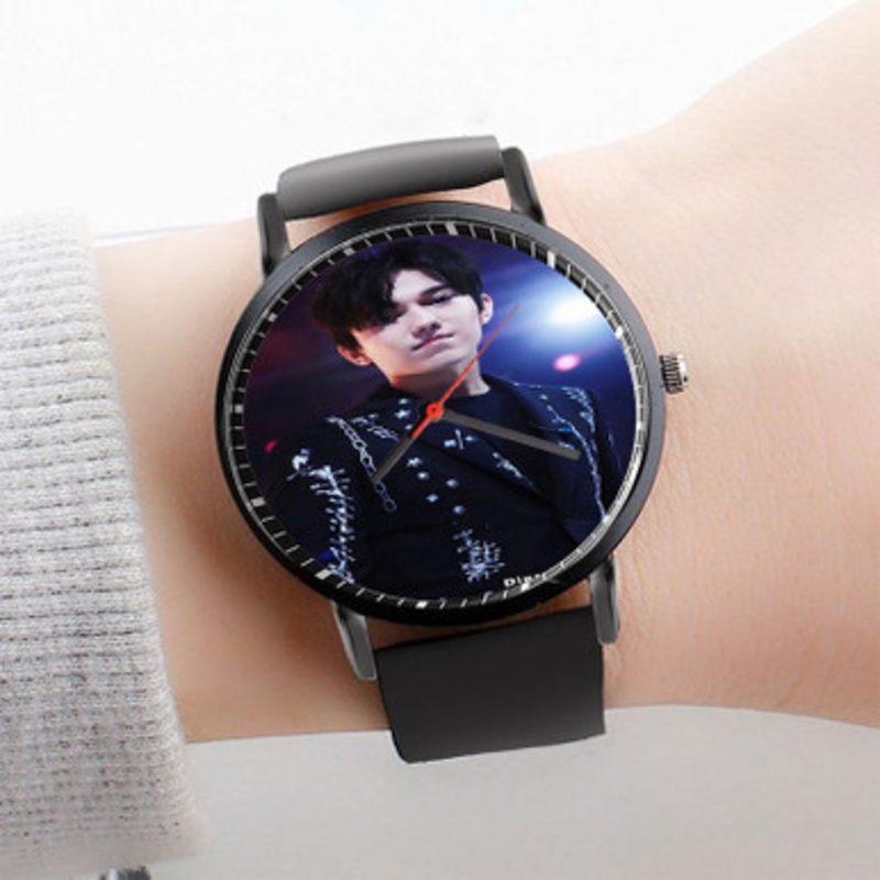 Pastele Dimash Kudaibergen Watch Custom Unisex Black Quartz Watch Premium Gift Box Watches