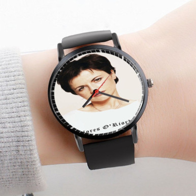Pastele Dolores O Riordan Art Watch Custom Unisex Black Quartz Watch Premium Gift Box Watches