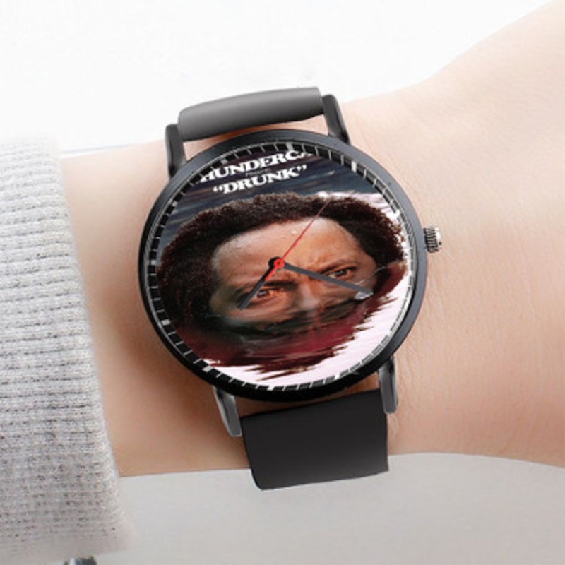 Pastele Drunk Thundercat Watch Custom Unisex Black Quartz Watch Premium Gift Box Watches