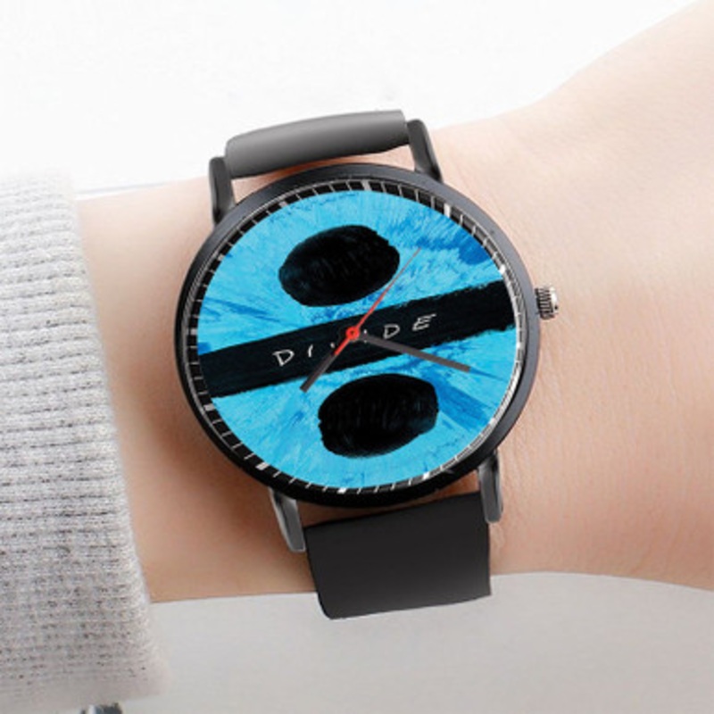 Pastele Ed Sheeran Divide Watch Custom Unisex Black Quartz Watch Premium Gift Box Watches
