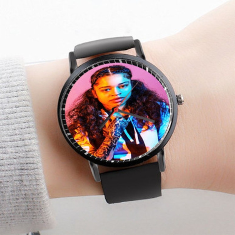 Pastele Ella Mai Watch Custom Unisex Black Quartz Watch Premium Gift Box Watches