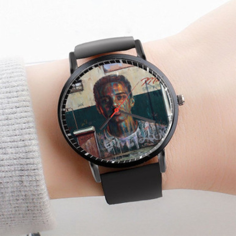 Pastele G Eazy Logic Under Pressure Watch Custom Unisex Black Quartz Watch Premium Gift Box Watches