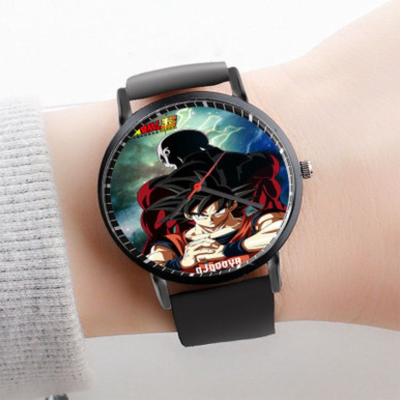 Pastele Goku Jiren Dragon Ball Super Watch Custom Unisex Black Quartz Watch Premium Gift Box Watches