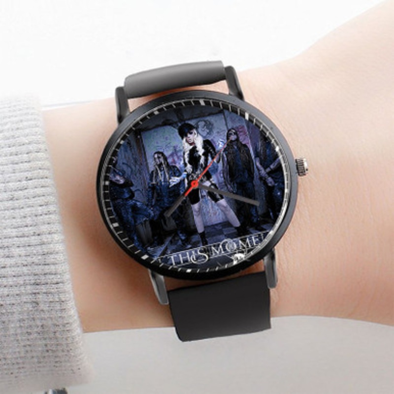 Pastele In This Moment Watch Custom Unisex Black Quartz Watch Premium Gift Box Watches