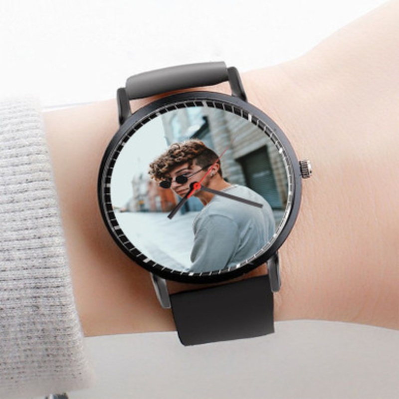 Pastele Jack Avery Why Don t Why Watch Custom Unisex Black Quartz Watch Premium Gift Box Watches