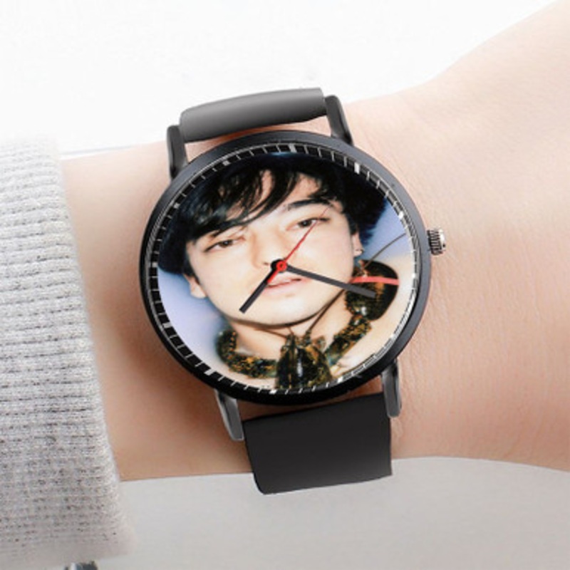 Pastele Joji Watch Custom Unisex Black Quartz Watch Premium Gift Box Watches
