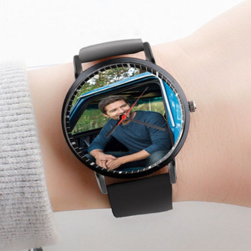 Pastele Josh Turner Watch Custom Unisex Black Quartz Watch Premium Gift Box Watches