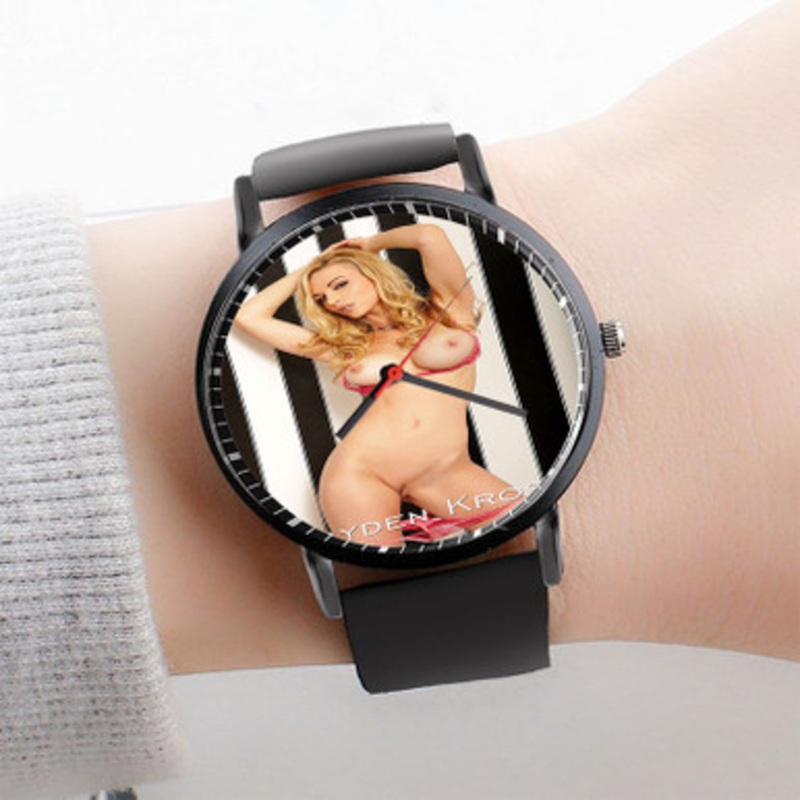 Pastele Kayden Kross Watch Custom Unisex Black Quartz Watch Premium Gift Box Watches