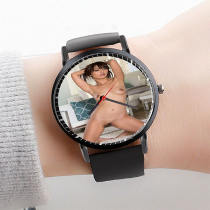 Pastele Marica Hase Watch Custom Unisex Black Quartz Watch Premium Gift Box Watches