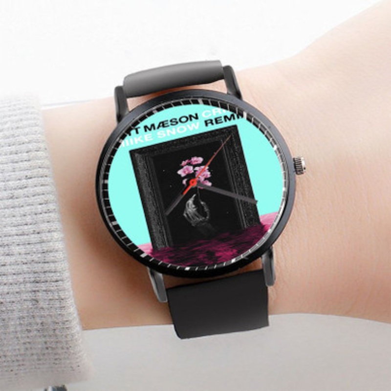 Pastele Matt Maeson Cringe Watch Custom Unisex Black Quartz Watch Premium Gift Box Watches
