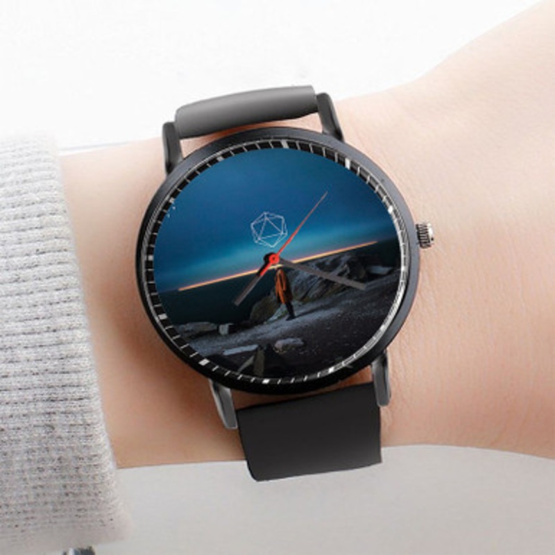 Pastele Odesza A Moment Party Watch Custom Unisex Black Quartz Watch Premium Gift Box Watches