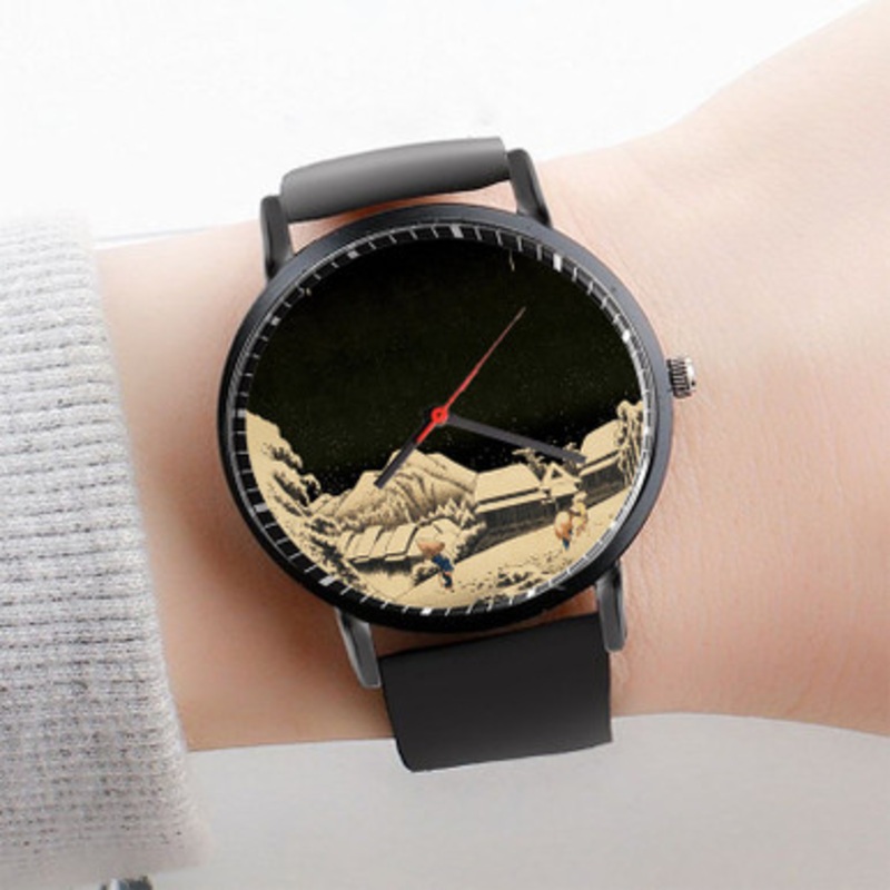 Pastele Pinkerton Weezer Watch Custom Unisex Black Quartz Watch Premium Gift Box Watches