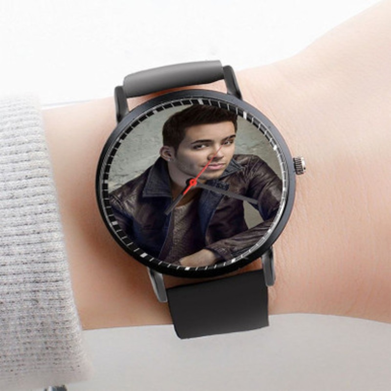 Pastele Prince Royce Watch Custom Unisex Black Quartz Watch Premium Gift Box Watches