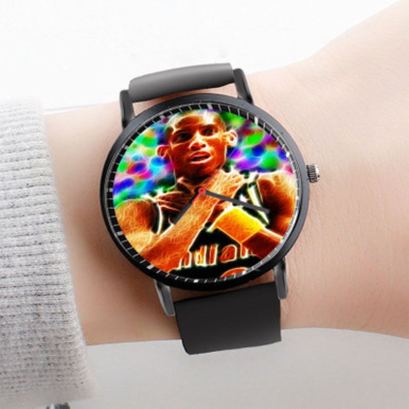 Pastele Reggie Miller Choke Watch Custom Unisex Black Quartz Watch Premium Gift Box Watches