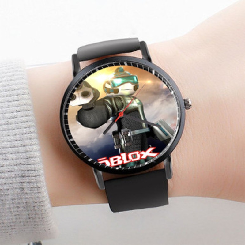 Pastele Roblox Watch Custom Unisex Black Quartz Watch Premium Gift Box Watches