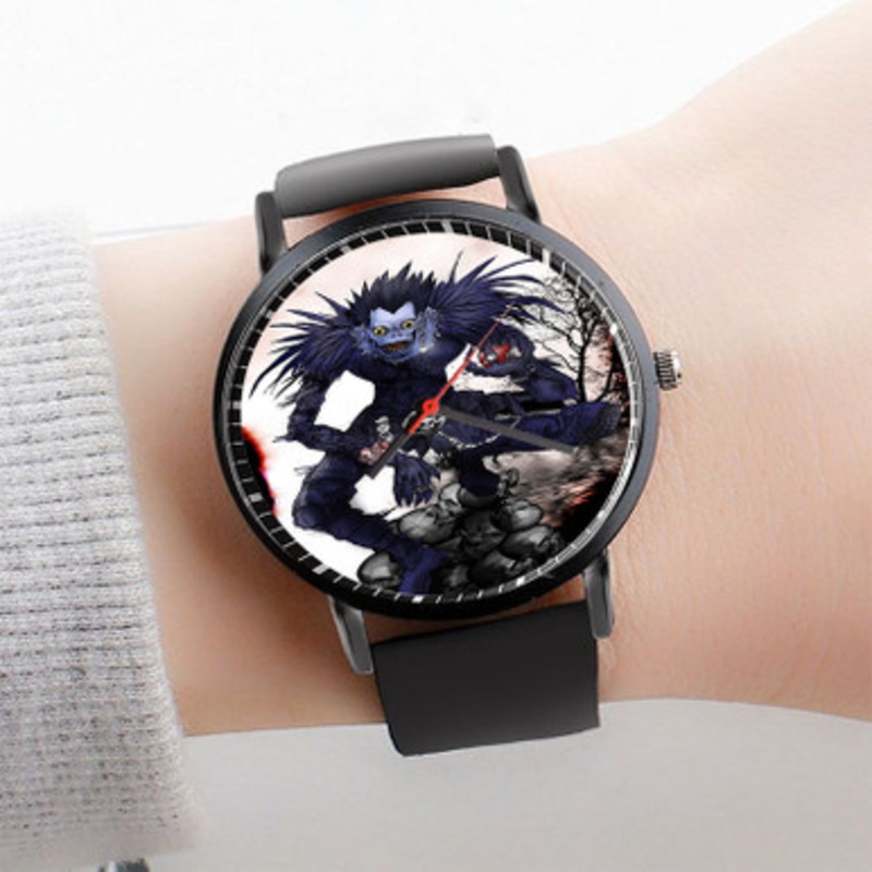 Pastele Ryuk Death Note Watch Custom Unisex Black Quartz Watch Premium Gift Box Watches