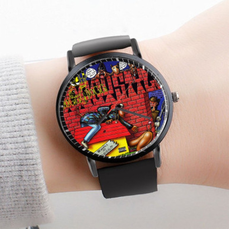 Pastele Snoop Dogg Who Am I Whats My Name Watch Custom Unisex Black Quartz Watch Premium Gift Box Watches