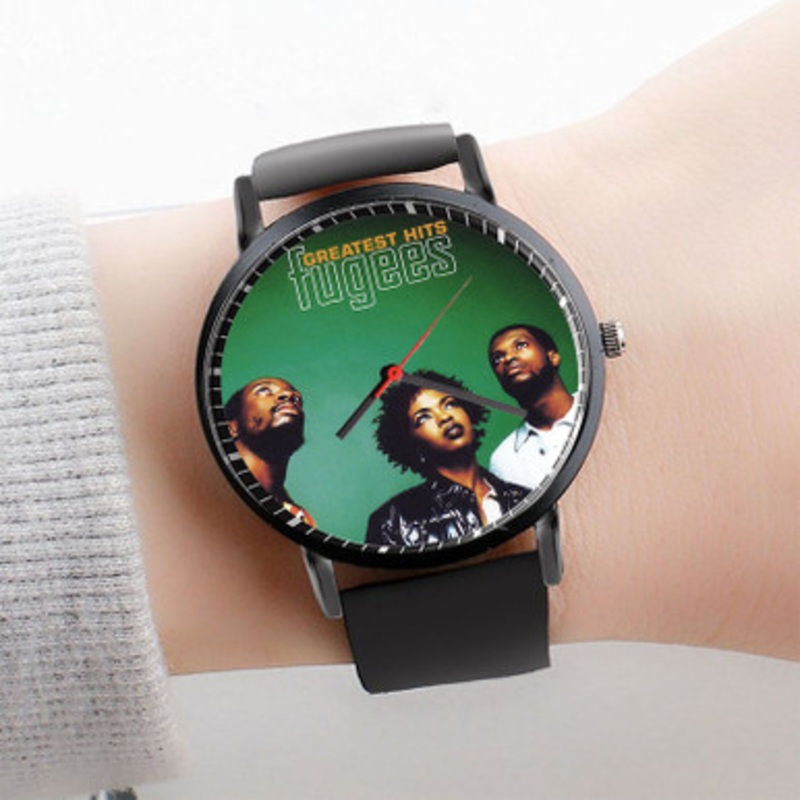 Pastele The Fugees Art Watch Custom Unisex Black Quartz Watch Premium Gift Box Watches