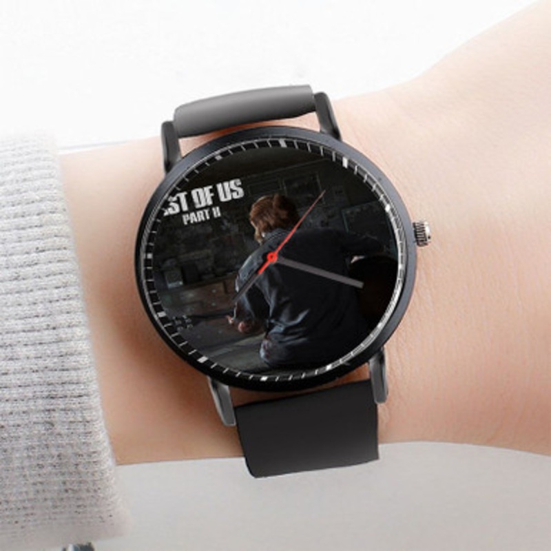 Pastele The Last of Us Part 2 Watch Custom Unisex Black Quartz Watch Premium Gift Box Watches