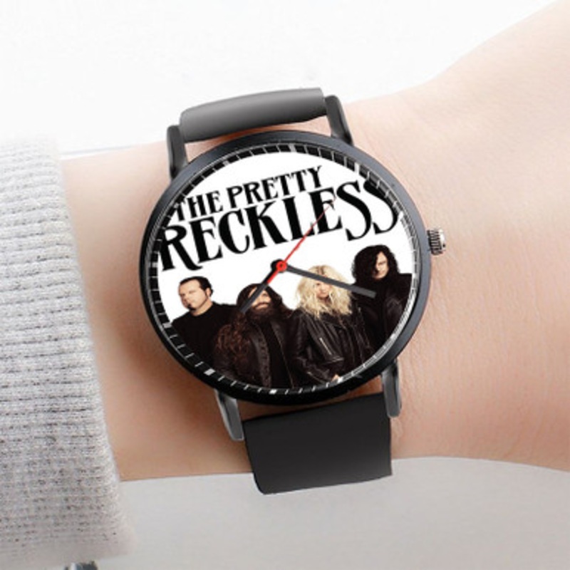 Pastele The Pretty Reckless Watch Custom Unisex Black Quartz Watch Premium Gift Box Watches