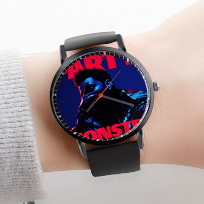 Pastele The Weeknd Party Monster Watch Custom Unisex Black Quartz Watch Premium Gift Box Watches