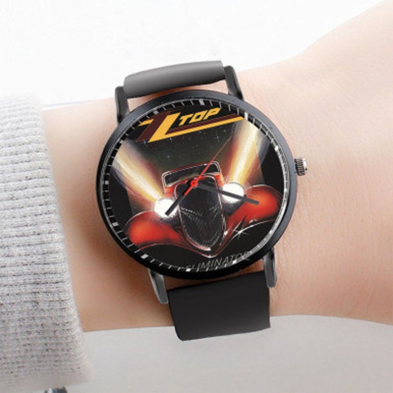 Pastele ZZ Top Eliminator Watch Custom Unisex Black Quartz Watch Premium Gift Box Watches