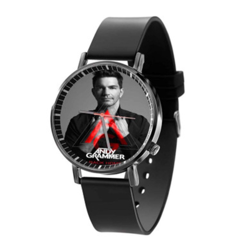 Andy Grammer Black Quartz Watch Unisex With Premium Gift Box