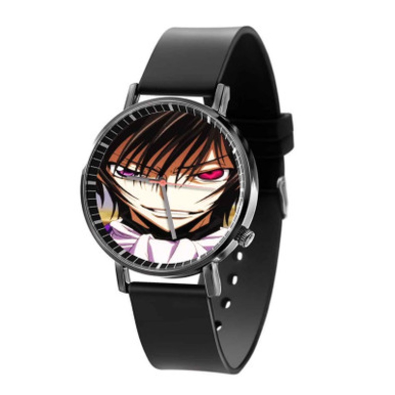 Code Geass Lelouch Vi Britannia Black Quartz Watch Unisex With Premium Gift Box