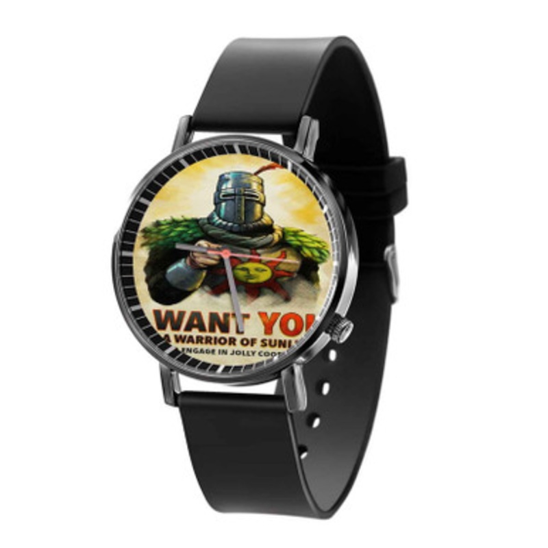 Dark Souls I Want You Black Quartz Watch Unisex With Premium Gift Box